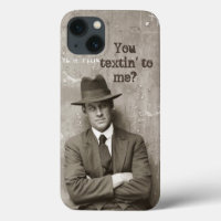 Vintager Mugshot-Mafia-Gangster witzig