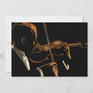 Vintager Musiker, Geigermusiker