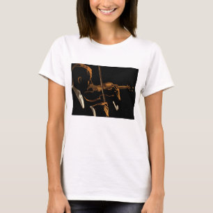 Vintager Musiker, Geigermusiker T-Shirt
