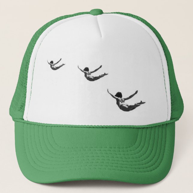 Vintager Muskel-Strand Truckerkappe (Vorderseite)