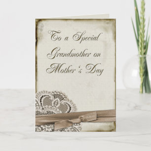 Vintager Muttertag Karte