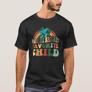 Vintager Muttertag Lieblingskind der Natur T-Shirt