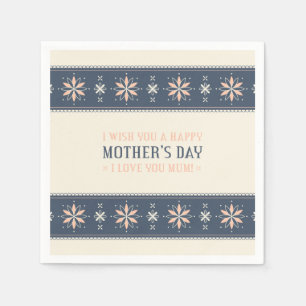 Vintager Muttertag Napkin Serviette