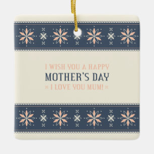 Vintager Muttertag   Ornament