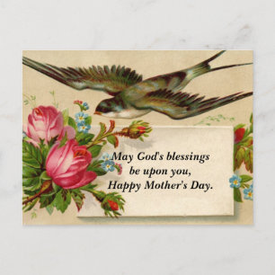 Vintager Muttertag Postkarte