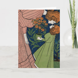 Vintager Muttertag und Muttertag Karte