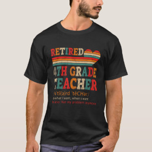Vintager Nachwuchslehrer - Definition Retir T-Shirt