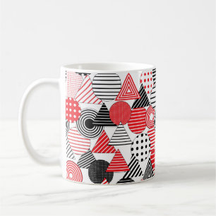 Vintager nahtloser abstrakter Hintergrund. Dotter Kaffeetasse