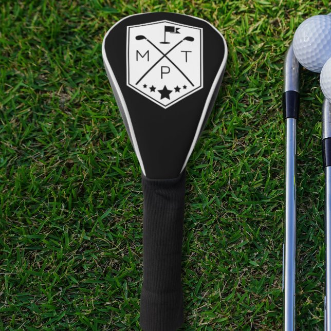 Vintager Name des Golfklubs Golf Headcover (Von Creator hochgeladen)