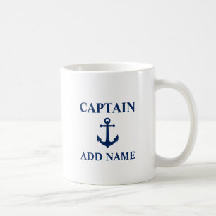 Vintager Name des Schiffs Kaffeetasse