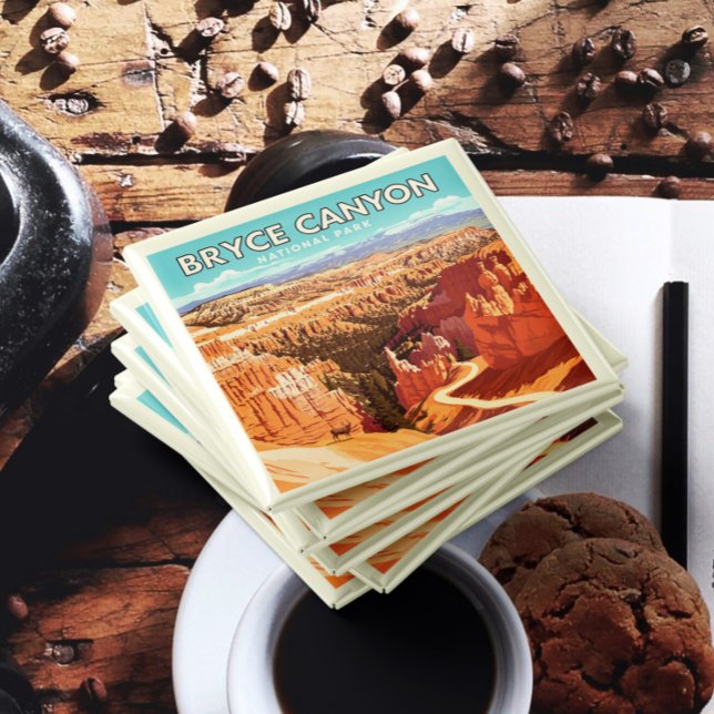 Vintager Nationalpark Bryce Canyon Magnet (Von Creator hochgeladen)
