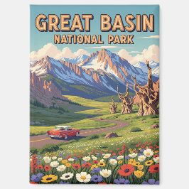 Vintager Nationalpark Nevada Magnet