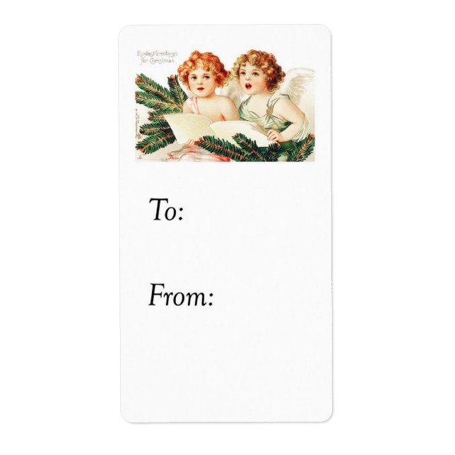 Vintager nettster Weihnachtsgruß-Geschenk-Umbau (Vorne)