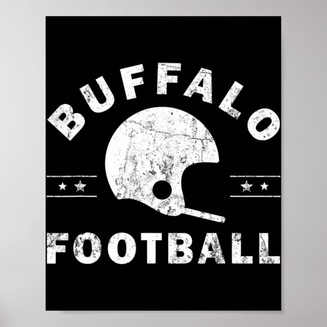 Vintager New Yorker Fußball Poster (Vorne)