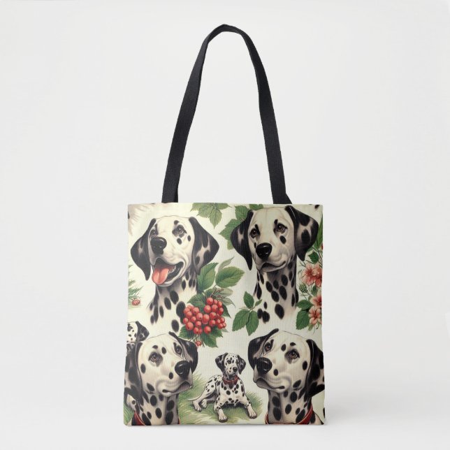Vintager Niedlicher Dalmatiner Tasche (Vorderseite)