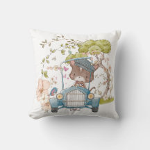 Vintager Niedlicher Katzenwagen Name Baby Boy