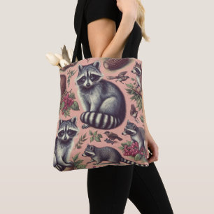 Vintager Niedlicher Racoon Tasche