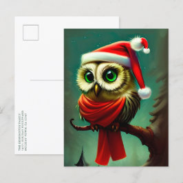 Vintager Niedlicher Weihnachtsfeiertag Einladungspostkarte