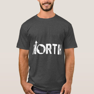 Vintager Nordwind - störter Text T-Shirt