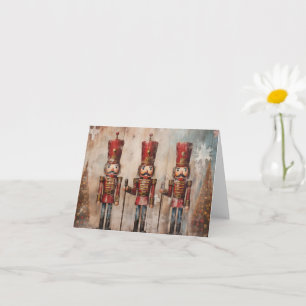 Vintager Nutcracker Soldier Karte