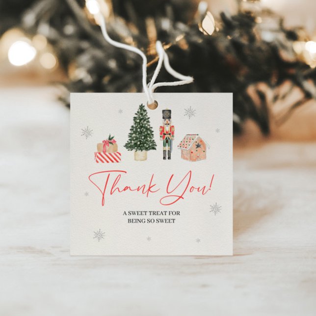 Vintager Nutcracker Winter Onederland-Geschenktag Geschenkanhänger (Von Creator hochgeladen)