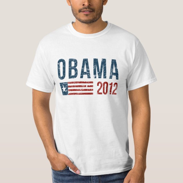 Vintager Obama T-Shirt (Vorderseite)