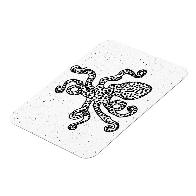 Vintager Oktopus Magnet (Linke Seite)