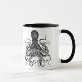 Vintager Oktopus Tasse