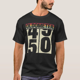 Vintager Oldometer 50 Jahre alt 50. Geburtstag Män T-Shirt