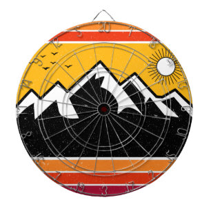Vintager Olympischer Nationalpark Washington Souve Dartscheibe