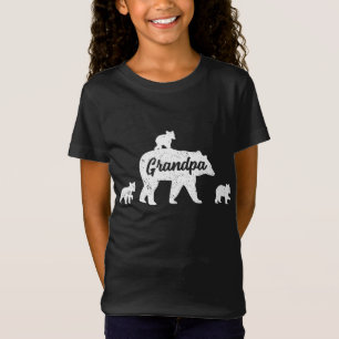 Vintager Opa Bär 3 Cubs T-Shirt