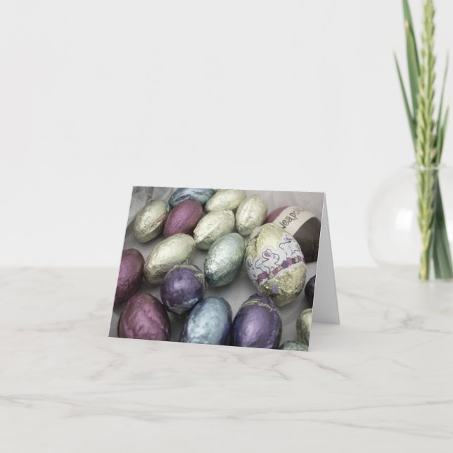 'Vintager Ostern' - Blankokarte Feiertagskarte (Vorderseite)