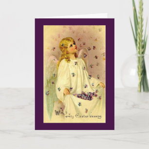 Vintager Ostern-Segen Feiertagskarte