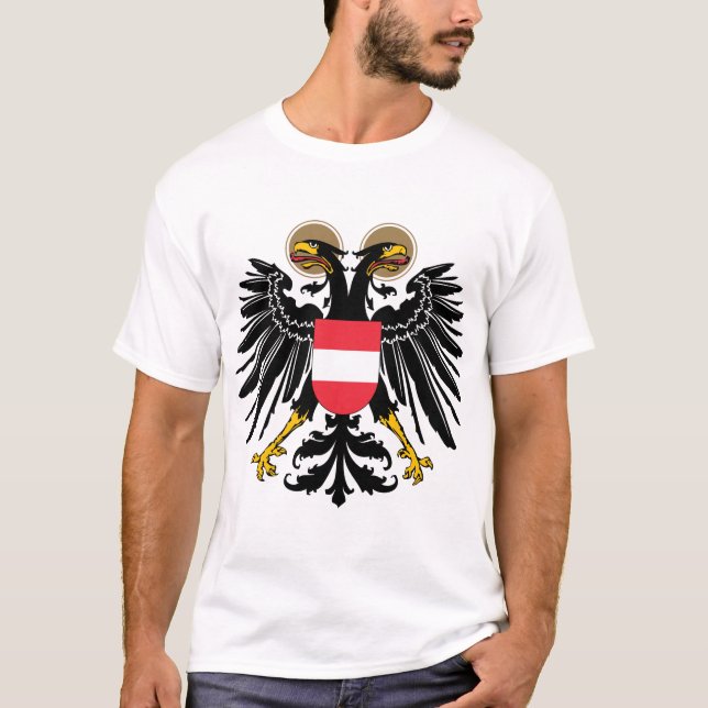 Vintager österreichischer Adler T-Shirt (Vorderseite)