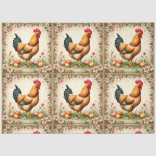 Vintager Osterurlaub Trendkultur zum Ostern Seidenpapier