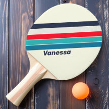 Vintager Ozean Streifen mit Namen