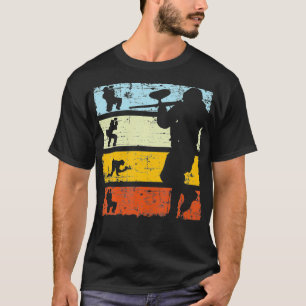 Vintager Paintballer für den Paintball-Player T-Shirt