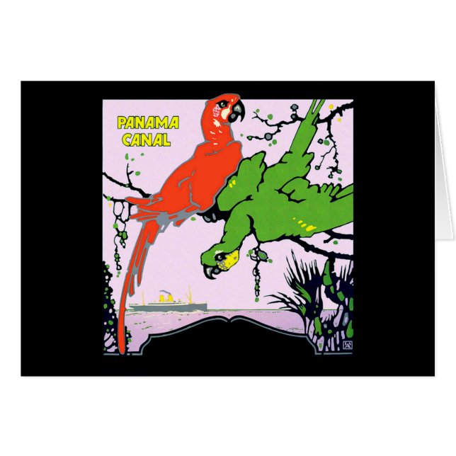 Vintager Panamakanal (Vorderseite (Horizontal))