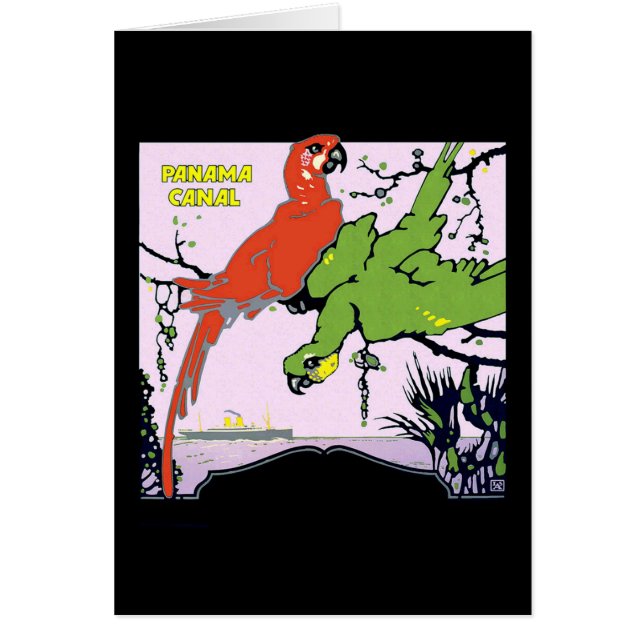 Vintager Panamakanal (Vorne)