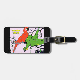 Vintager Panamakanal Gepäckanhänger