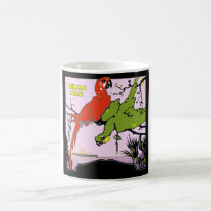 Vintager Panamakanal Kaffeetasse