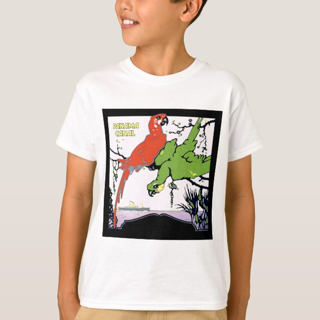 Vintager Panamakanal T-Shirt (Vorderseite)