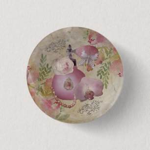 Vintager Parfüm-Button Button