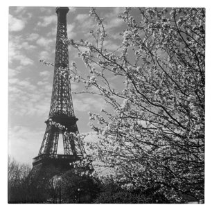 Vintager Pariser Eiffelturm Fliese