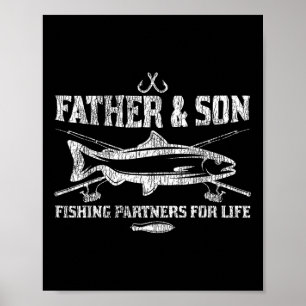Vintager Partner für Leben Vater Sohn Vater Kid Ma Poster