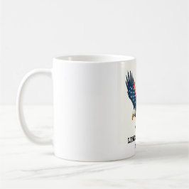 Vintager Patriotischer Adler 4. Juli Kaffee Tasse