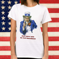 Vintager Patriotischer Onkel Sam mit Star Hat und