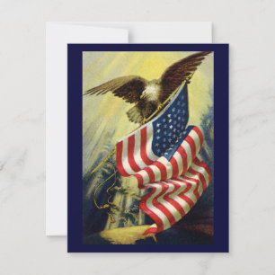 Vintager Patriotismus, Patriotische Adlerflagge