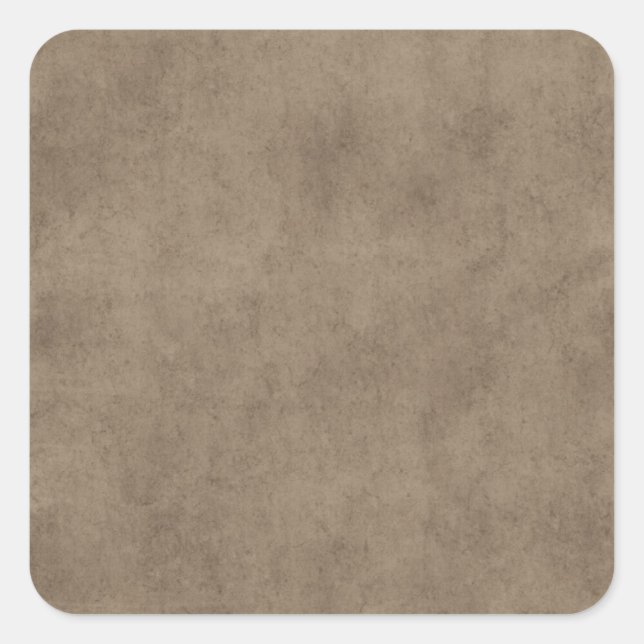 Vintager Pergament-oder Papier-Hintergrund Quadratischer Aufkleber (Vorderseite)