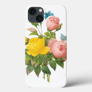 Vintager Perser Gelber Rosentee Rose von Redoute iPhone 13 Hülle